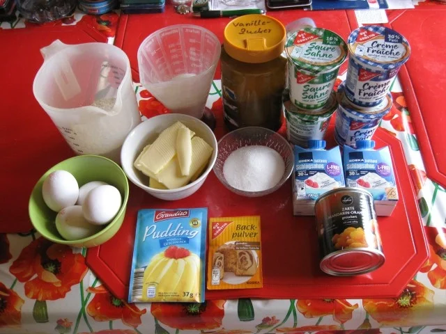 Rezept: Rahm Kuchen mit Mandarinen Bild Nr. 1584 Rahm Kuchen mit Mandarinen - Rezept - Bild Nr. 1584