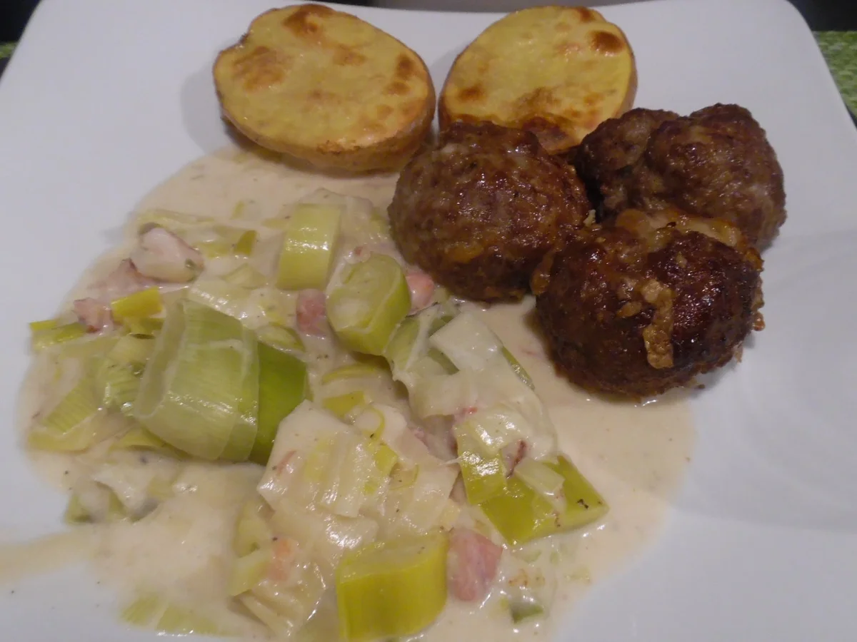 Rezept: Rahm-Lauch-Gemüse Rahm-Lauch-Gemüse - Rezept