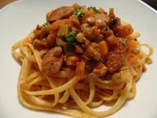 Nudeln mit Linsen-Cabanossi-Ragout - Rezept - Bild Nr. 1583
