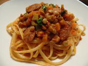 Nudeln mit Linsen-Cabanossi-Ragout - Rezept - Bild Nr. 1583