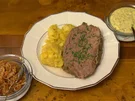 Tafelspitz mit gerösteten Erdäpfeln - Rezept