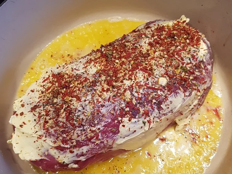 Rezept: Rinderbraten vom Entrecote à la Biggi Bild Nr. 1599 Rinderbraten vom Entrecote à la Biggi - Rezept - Bild Nr. 1599