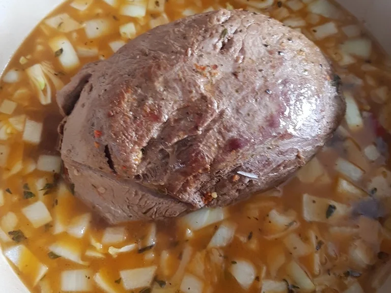 Rezept: Rinderbraten vom Entrecote à la Biggi Bild Nr. 1603 Rinderbraten vom Entrecote à la Biggi - Rezept - Bild Nr. 1603