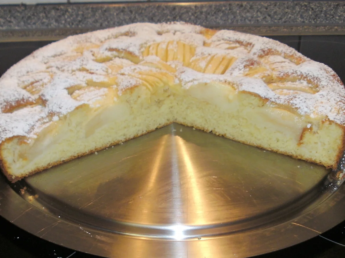 Apfelkuchen mit Rührteig - Rezept - Bild Nr. 1599