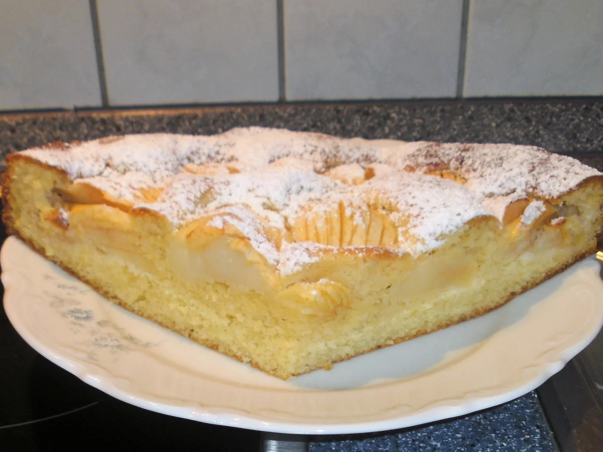 Apfelkuchen mit Rührteig - Rezept - Bild Nr. 1600