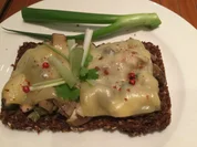 Bärenschnitte mit Champignons und Käse überbacken - Rezept - Bild Nr. 1632