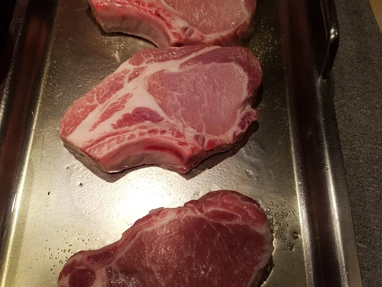 Rezept: Mangalic(tz)a Kottelet ist vom Wollschwein à la Biggi Bild Nr. 3 Mangalic(tz)a Kottelet ist vom Wollschwein à la Biggi - Rezept - Bild Nr. 3