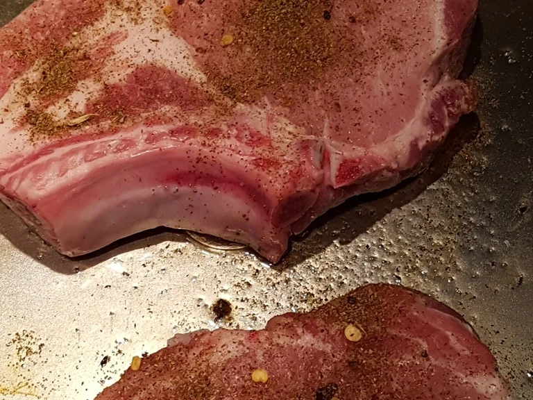 Rezept: Mangalic(tz)a Kottelet ist vom Wollschwein à la Biggi Bild Nr. 4 Mangalic(tz)a Kottelet ist vom Wollschwein à la Biggi - Rezept - Bild Nr. 4