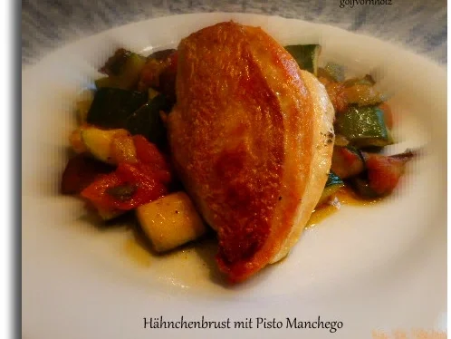 Hähnchenbrust mit Pisto Manchego - Rezept - Bild Nr. 1643