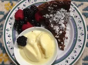 Torta Caprese mit Ingwer-Eis - Rezept - Bild Nr. 2