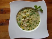 Hühner-Mais-Suppe Corn Chowder - Rezept