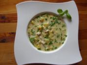Hühner-Mais-Suppe Corn Chowder - Rezept