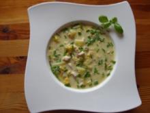 Hühner-Mais-Suppe Corn Chowder - Rezept