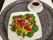 Chili-Lime-Calamari auf Mango-Spinat-Beet - Rezept - Bild Nr. 2