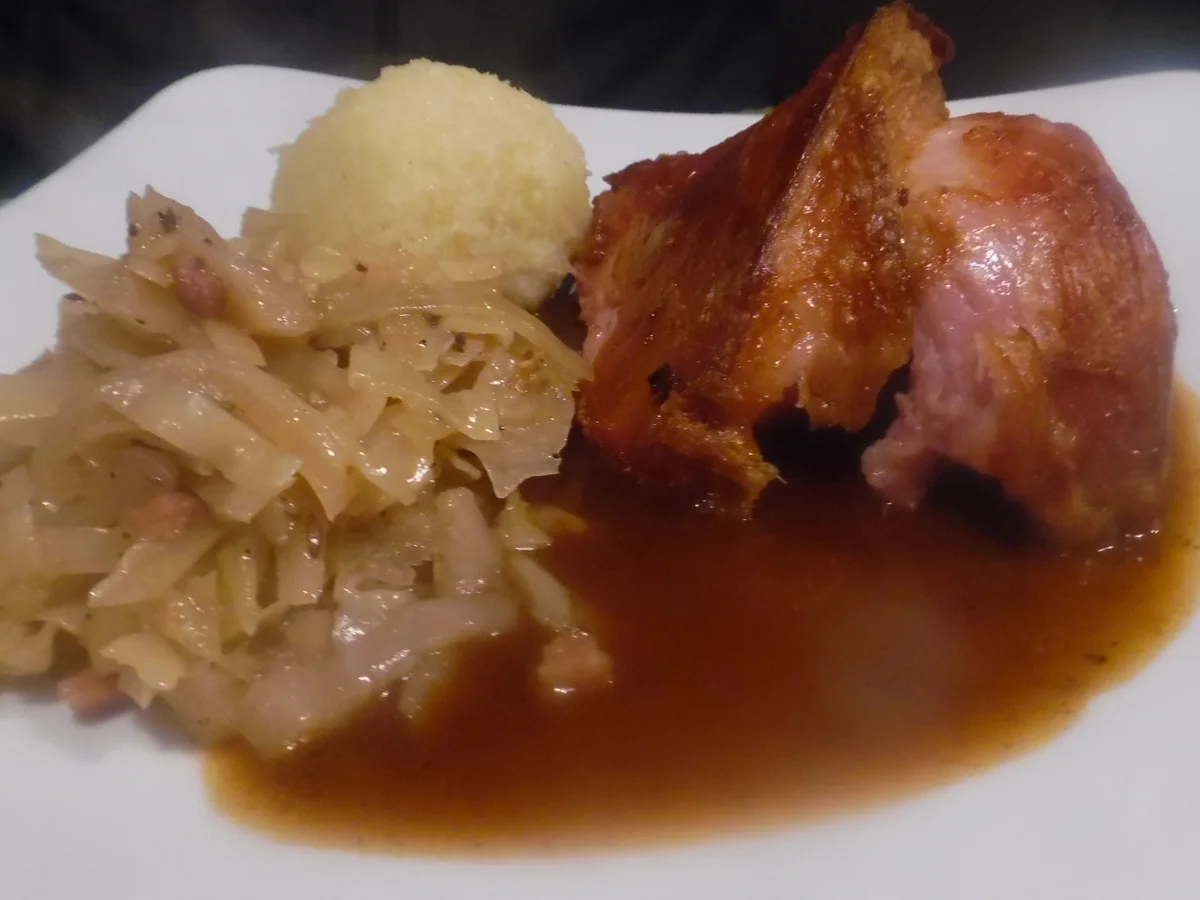 Schweinshaxe gegrillt, mit dunkler Soße - Rezept - Bild Nr. 1668