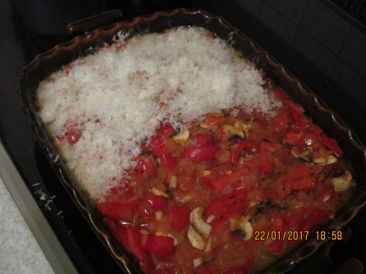 Rezept: Auflauf: Fisch auf italienische Art Bild Nr. 1693 Auflauf: Fisch auf italienische Art - Rezept - Bild Nr. 1693