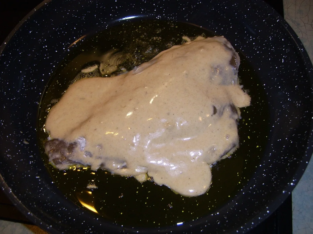 Rezept: Scholle in Bierteig an Senfsauce Bild Nr. 1677 Scholle in Bierteig an Senfsauce - Rezept - Bild Nr. 1677