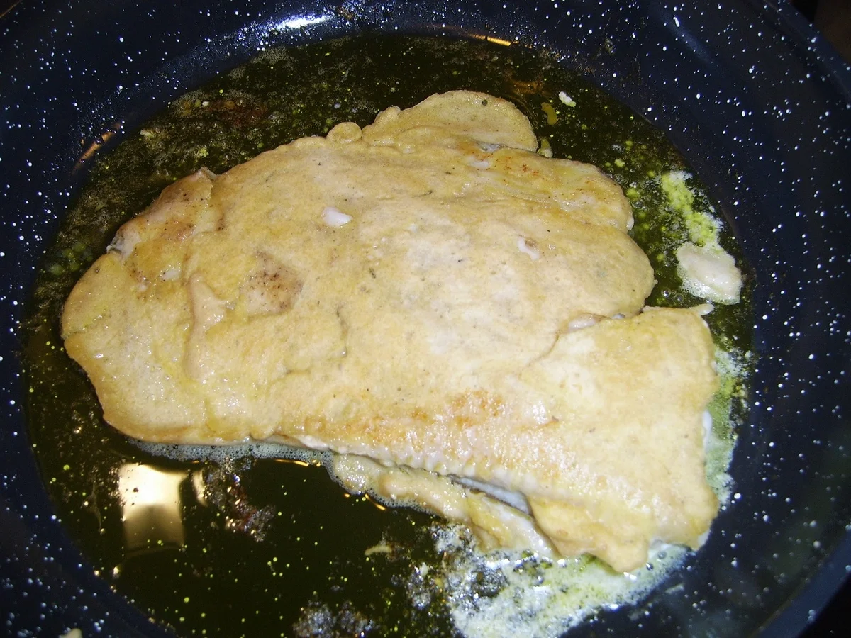 Rezept: Scholle in Bierteig an Senfsauce Bild Nr. 1678 Scholle in Bierteig an Senfsauce - Rezept - Bild Nr. 1678