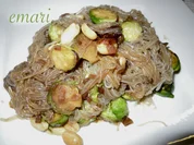 Asia Kohlsprossen auf Glasnudeln - Rezept - Bild Nr. 1675