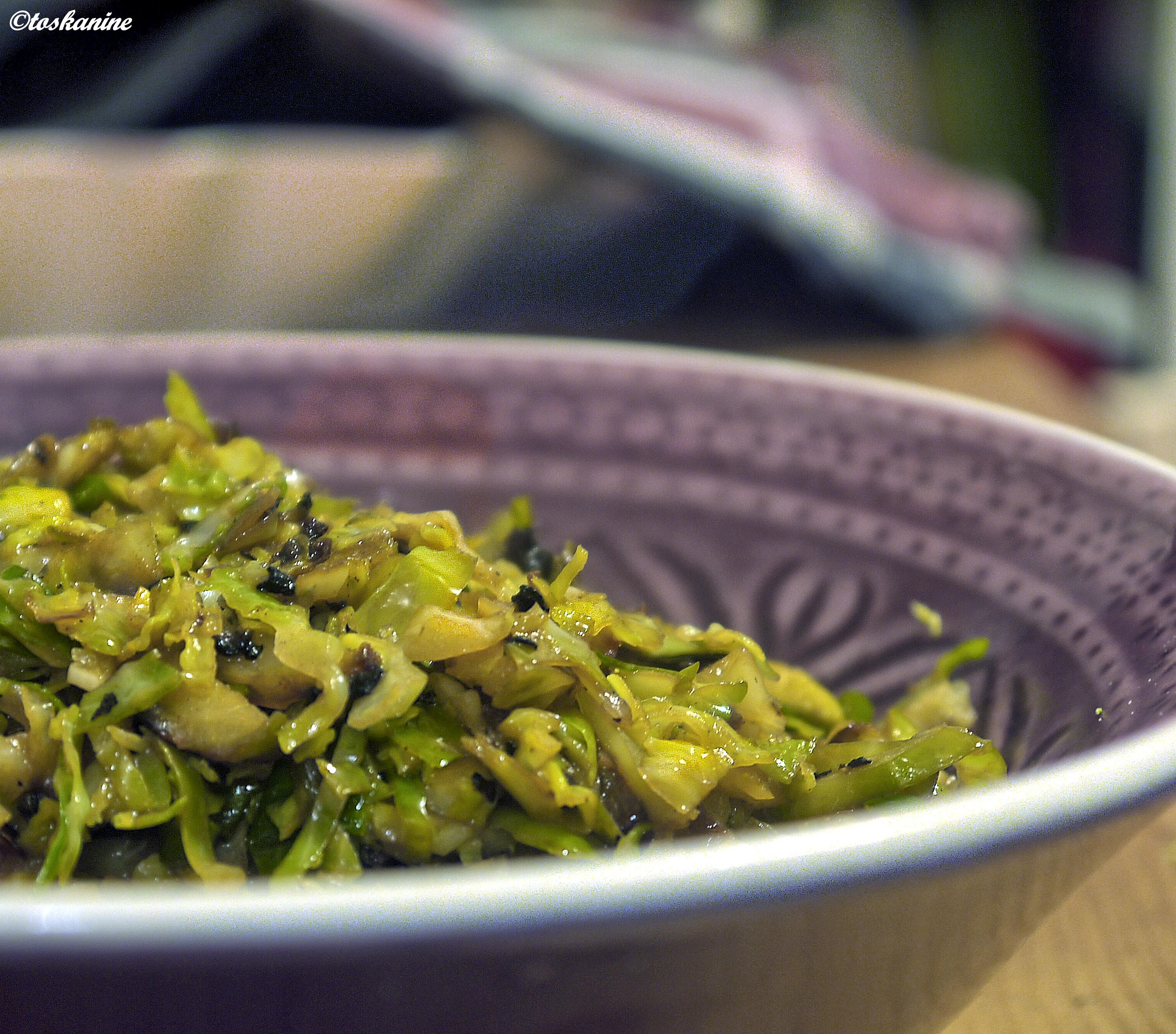 Bilder für gebratener Rosenkohl - Rezept