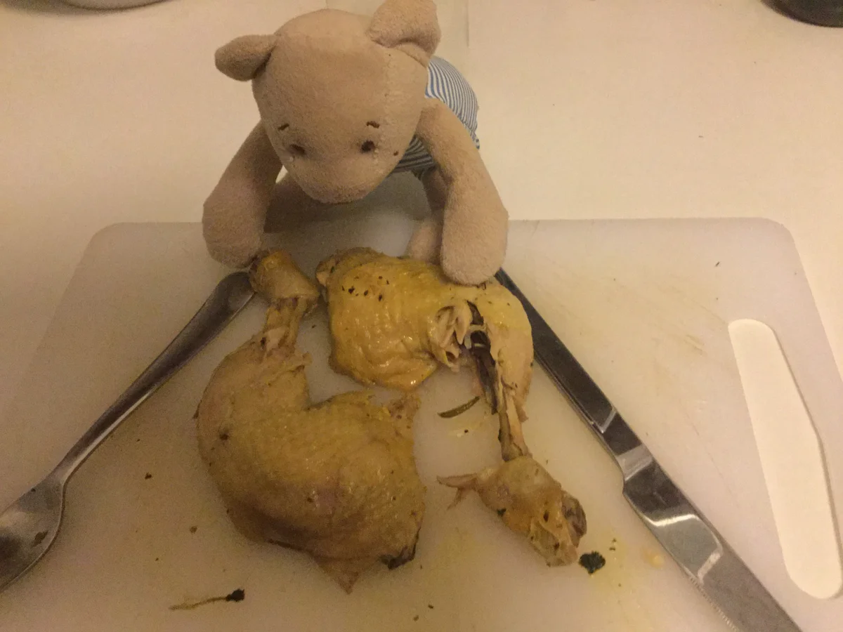 Rezept: Hühnerbrühe aus Maishähnchenkeulen Bild Nr. 1673 Hühnerbrühe aus Maishähnchenkeulen - Rezept - Bild Nr. 1673