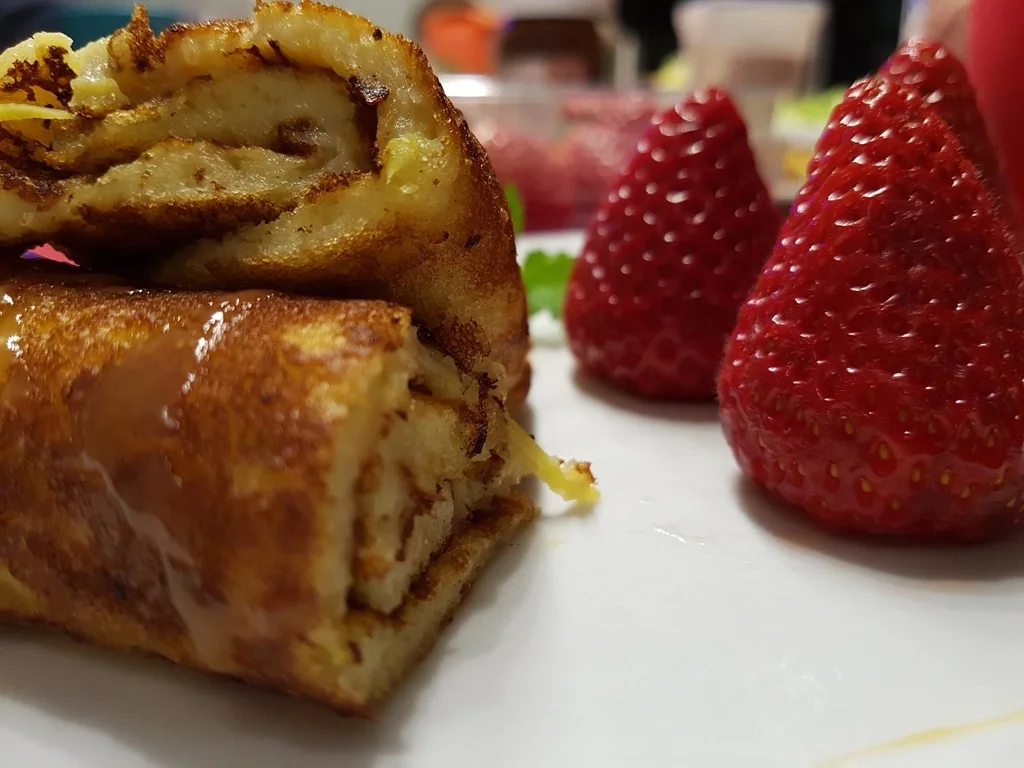 Pfannkuchen  "Grundrezept" heute mit Apfelspaghetti gepimpt - Rezept - Bild Nr. 1686