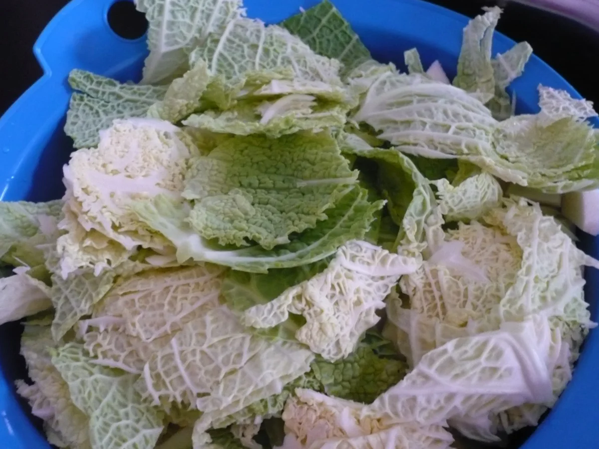 Rezept: Wirsing - Eintopf mit Kassler Bild Nr. 1672 Wirsing - Eintopf mit Kassler - Rezept - Bild Nr. 1672