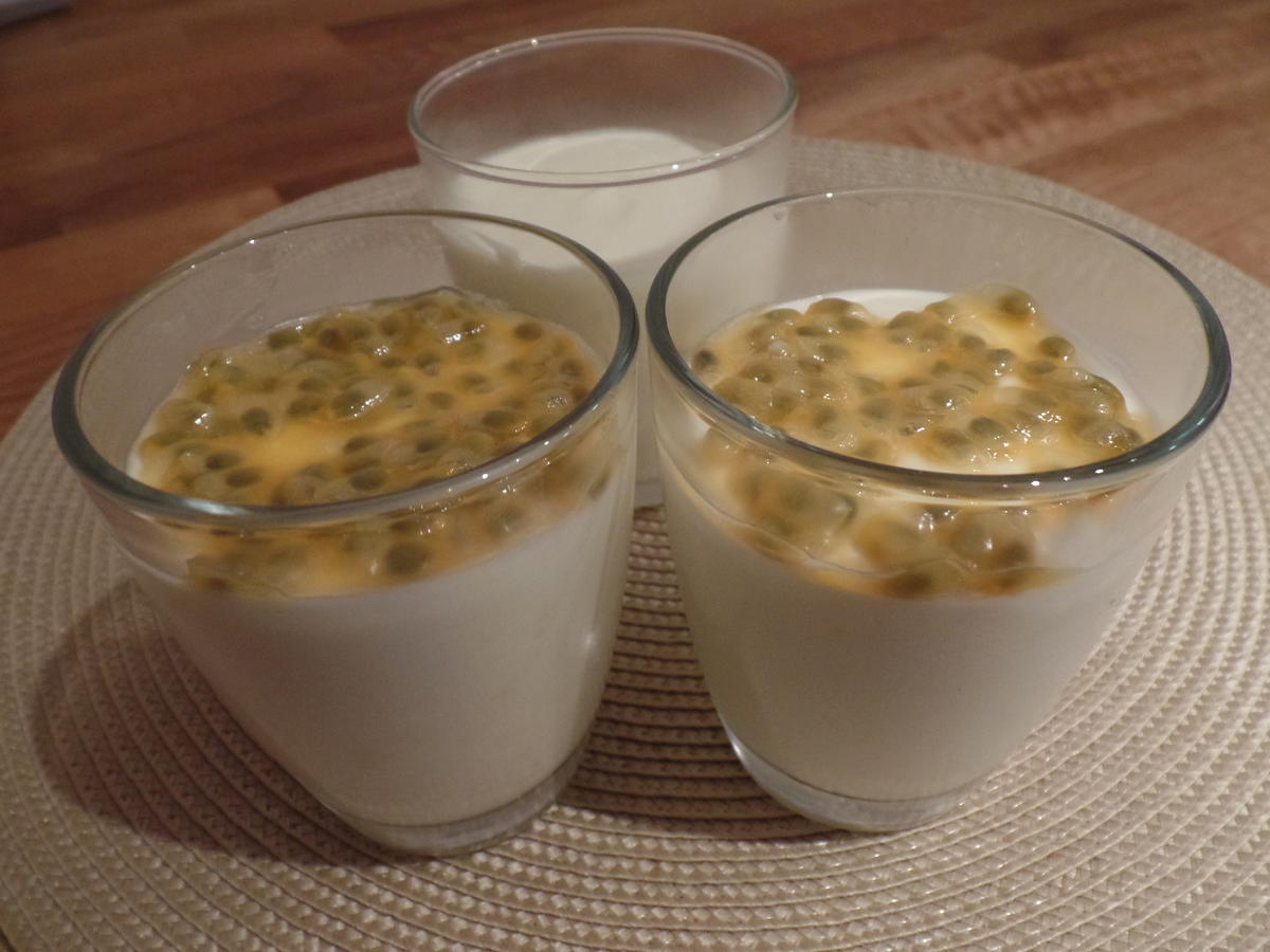 Weiße Schoko-Creme mit Maracuja - Rezept - Bild Nr. 1669