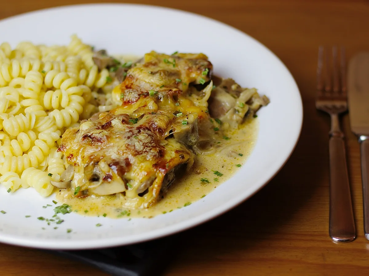 Rezept: Überbackenes Schicht-Fleisch Bild Nr. 1690 Überbackenes Schicht-Fleisch - Rezept - Bild Nr. 1690