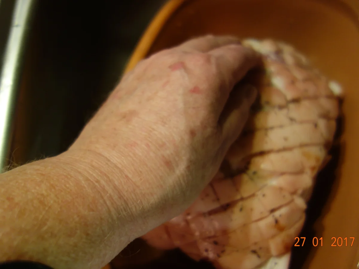 Rezept: Schweinsbraterl gerollt, im Römi ! Bild Nr. 1741 Schweinsbraterl gerollt, im Römi ! - Rezept - Bild Nr. 1741