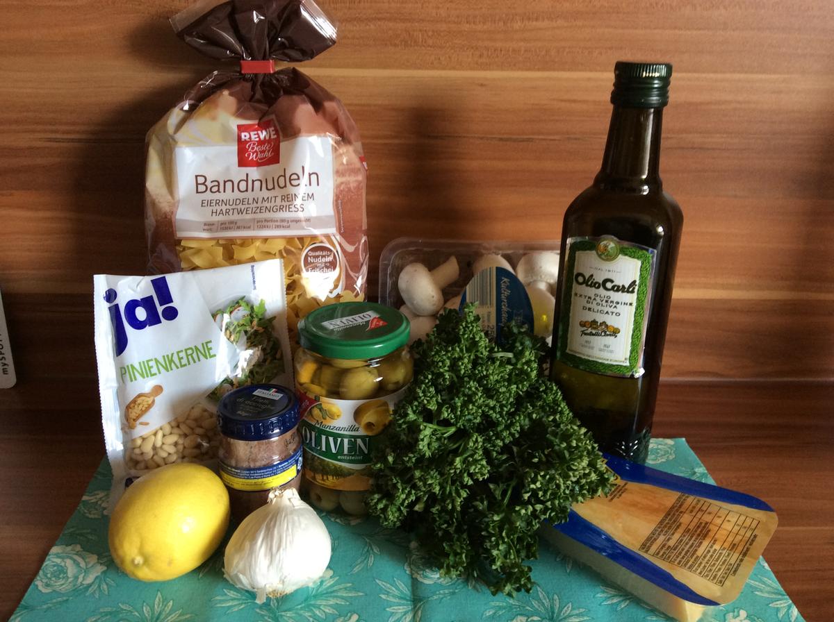 Nudeln mit Sardellen Pesto - Rezept - Bild Nr. 1699