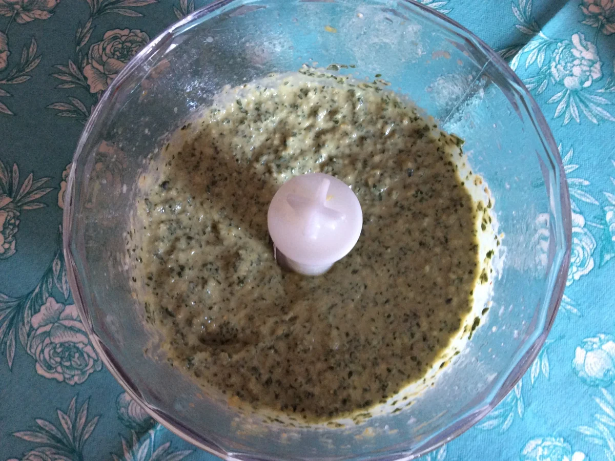 Rezept: Nudeln mit Sardellen Pesto Bild Nr. 1702 Nudeln mit Sardellen Pesto - Rezept - Bild Nr. 1702