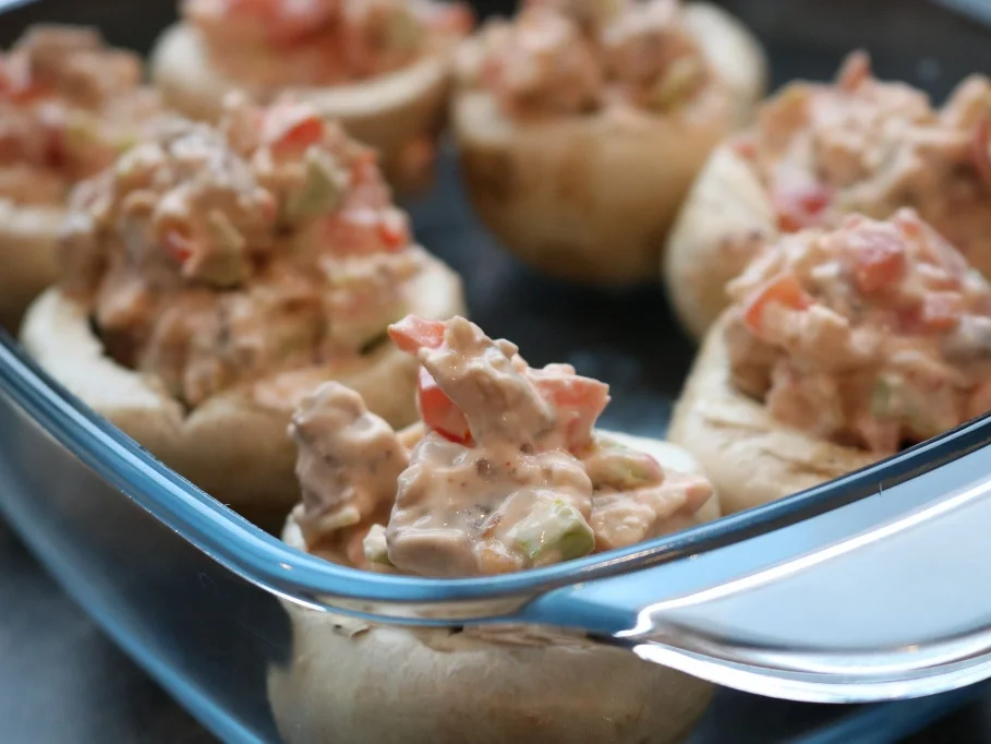 Rezept: Gefüllte Champignons Bild Nr. 1698 Gefüllte Champignons - Rezept - Bild Nr. 1698