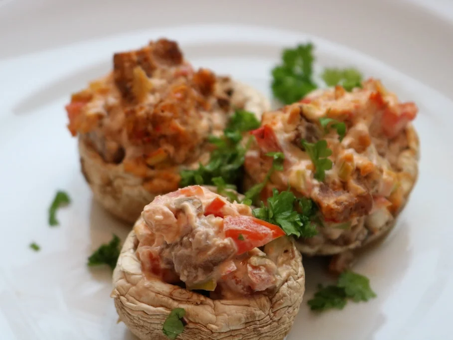 Rezept: Gefüllte Champignons Bild Nr. 1699 Gefüllte Champignons - Rezept - Bild Nr. 1699