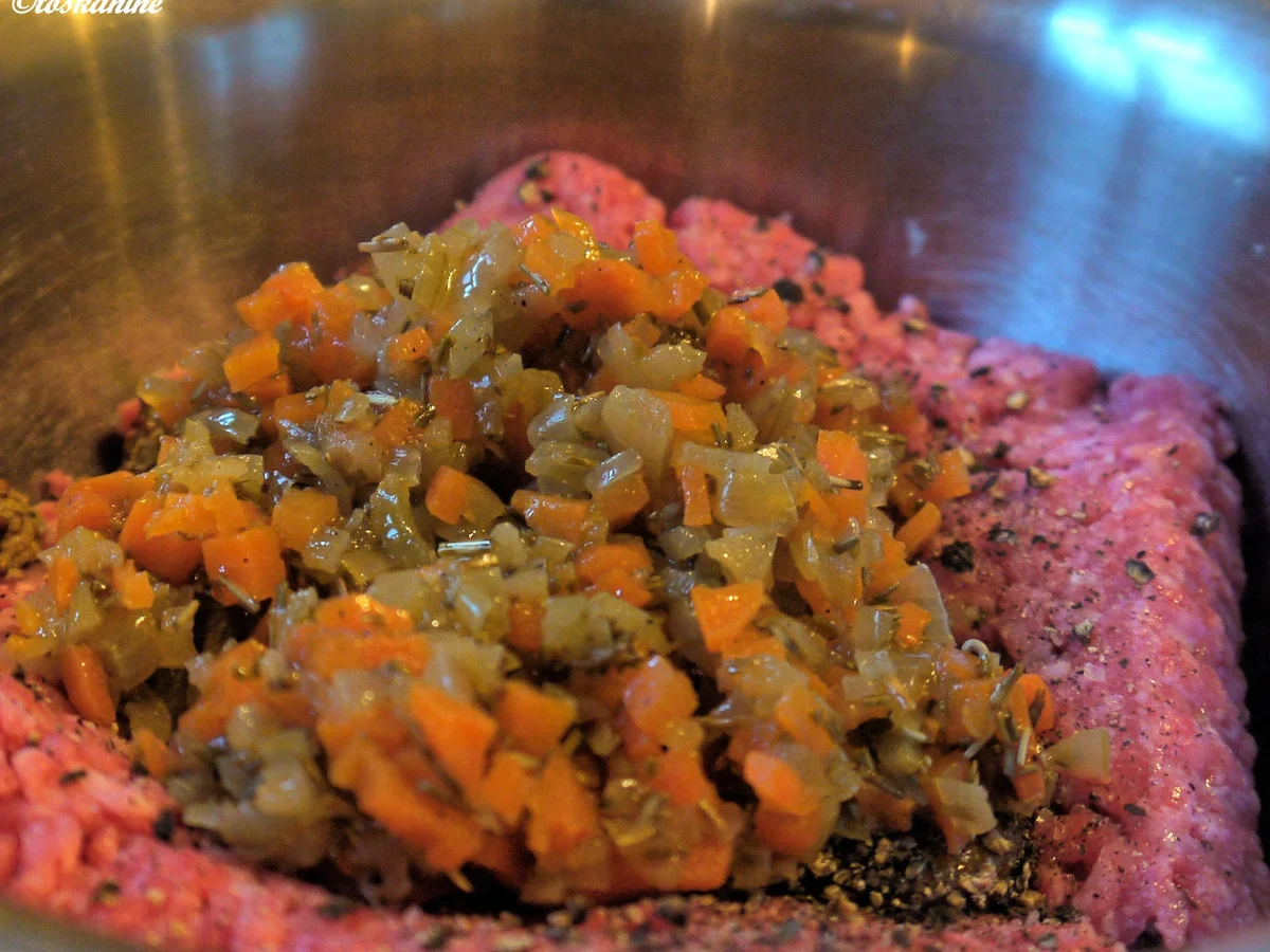 Pikanter Hackbraten in fruchtiger Sauce mit geröstetem Fenchel - Rezept - Bild Nr. 6