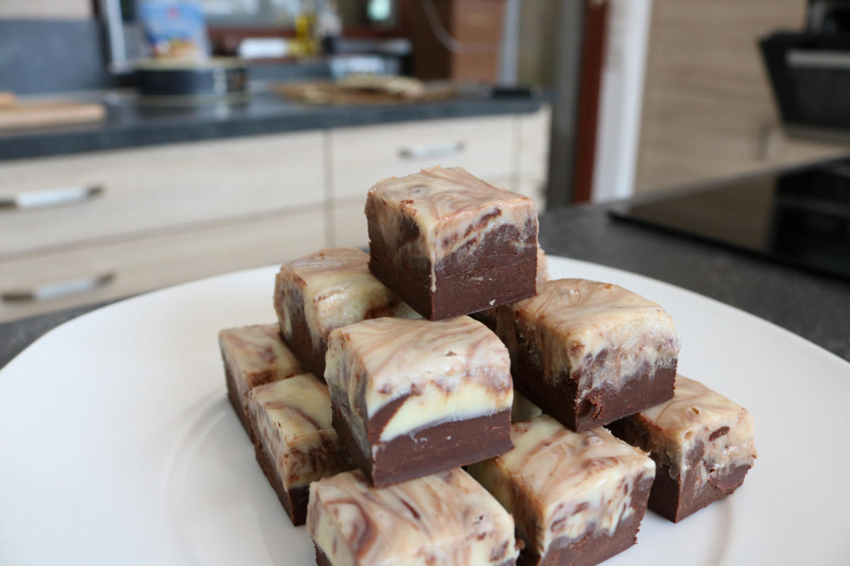 Bilder für Marmor Fudge Rezept