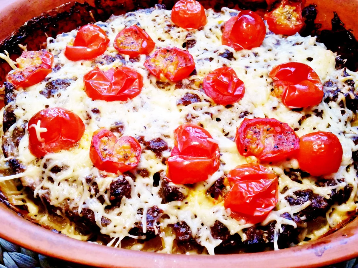 Brokkoli-Auflauf mit Hackfleischkruste aus dem Römertopf - Rezept - Bild Nr. 1699