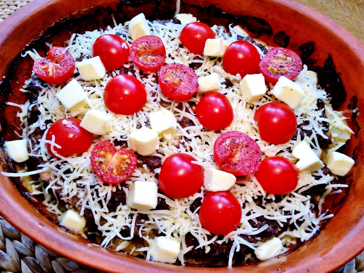 Brokkoli-Auflauf mit Hackfleischkruste aus dem Römertopf - Rezept - Bild Nr. 1708