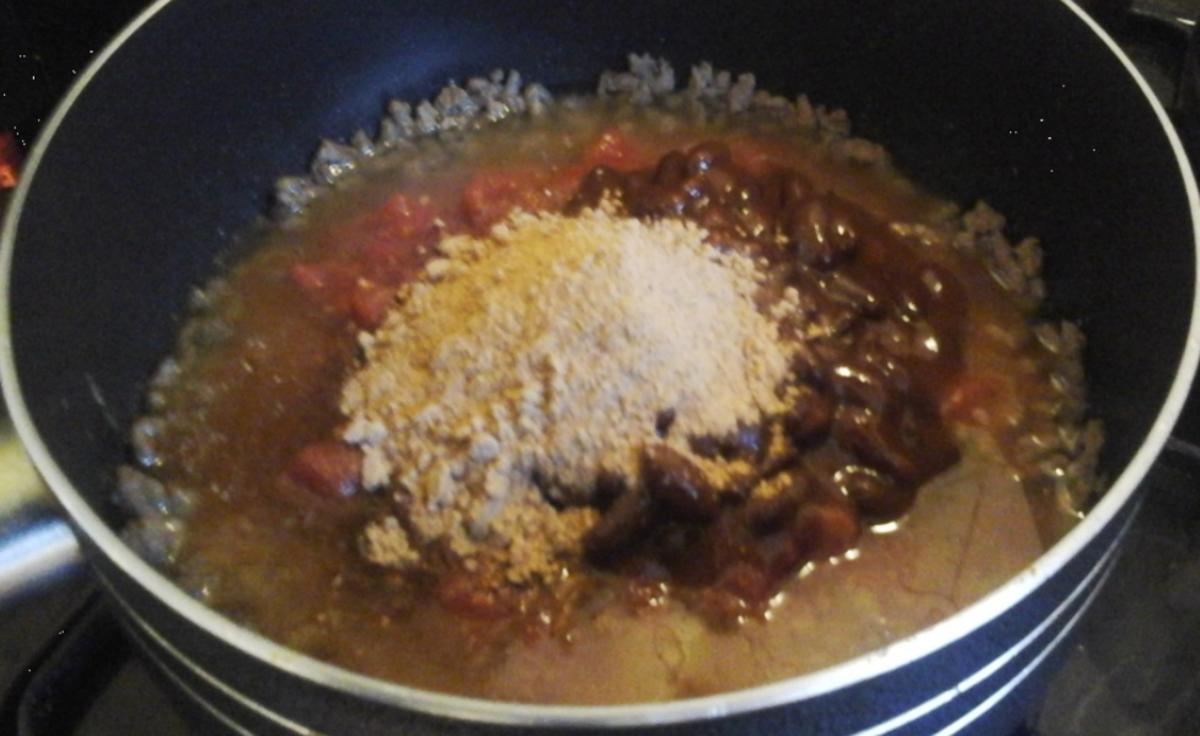 Chilli con Carne mit Pellkartoffeln - Rezept - Bild Nr. 5