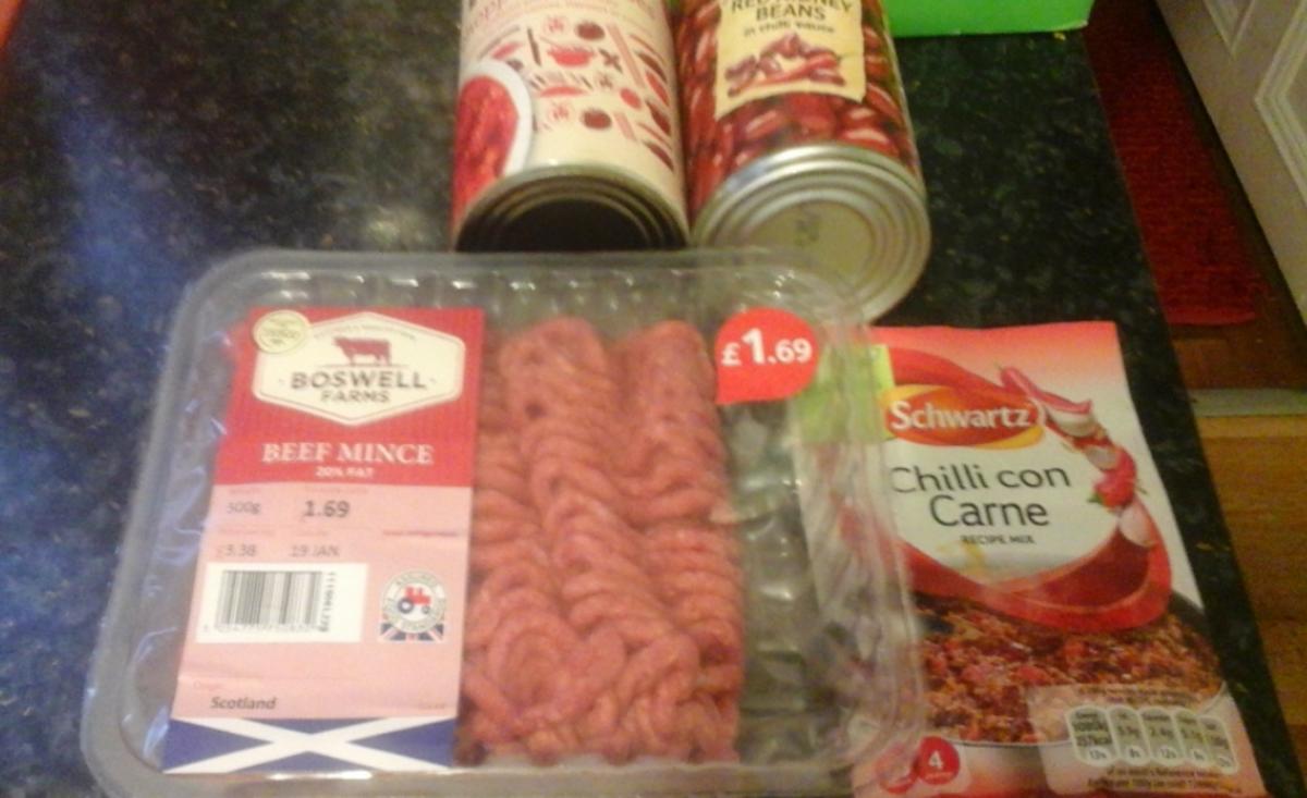 Chilli con Carne mit Pellkartoffeln - Rezept - Bild Nr. 3