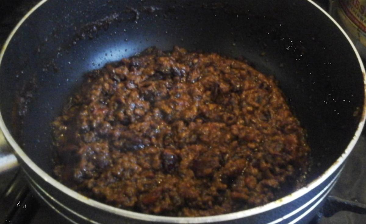 Chilli con Carne mit Pellkartoffeln - Rezept - Bild Nr. 6