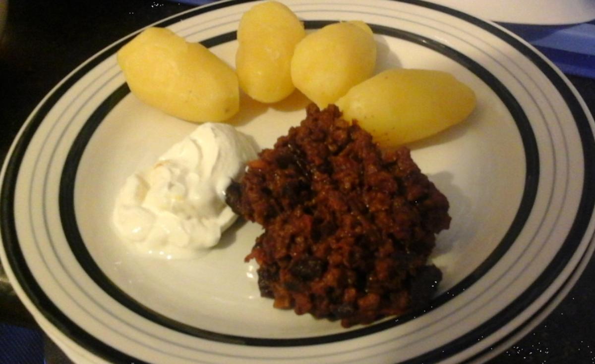 Chilli con Carne mit Pellkartoffeln - Rezept - Bild Nr. 2