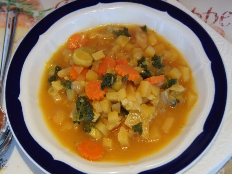 Rezept: Herzhafte Kartoffelsuppe mit asiatischer Note Bild Nr. 1706 Herzhafte Kartoffelsuppe mit asiatischer Note - Rezept - Bild Nr. 1706