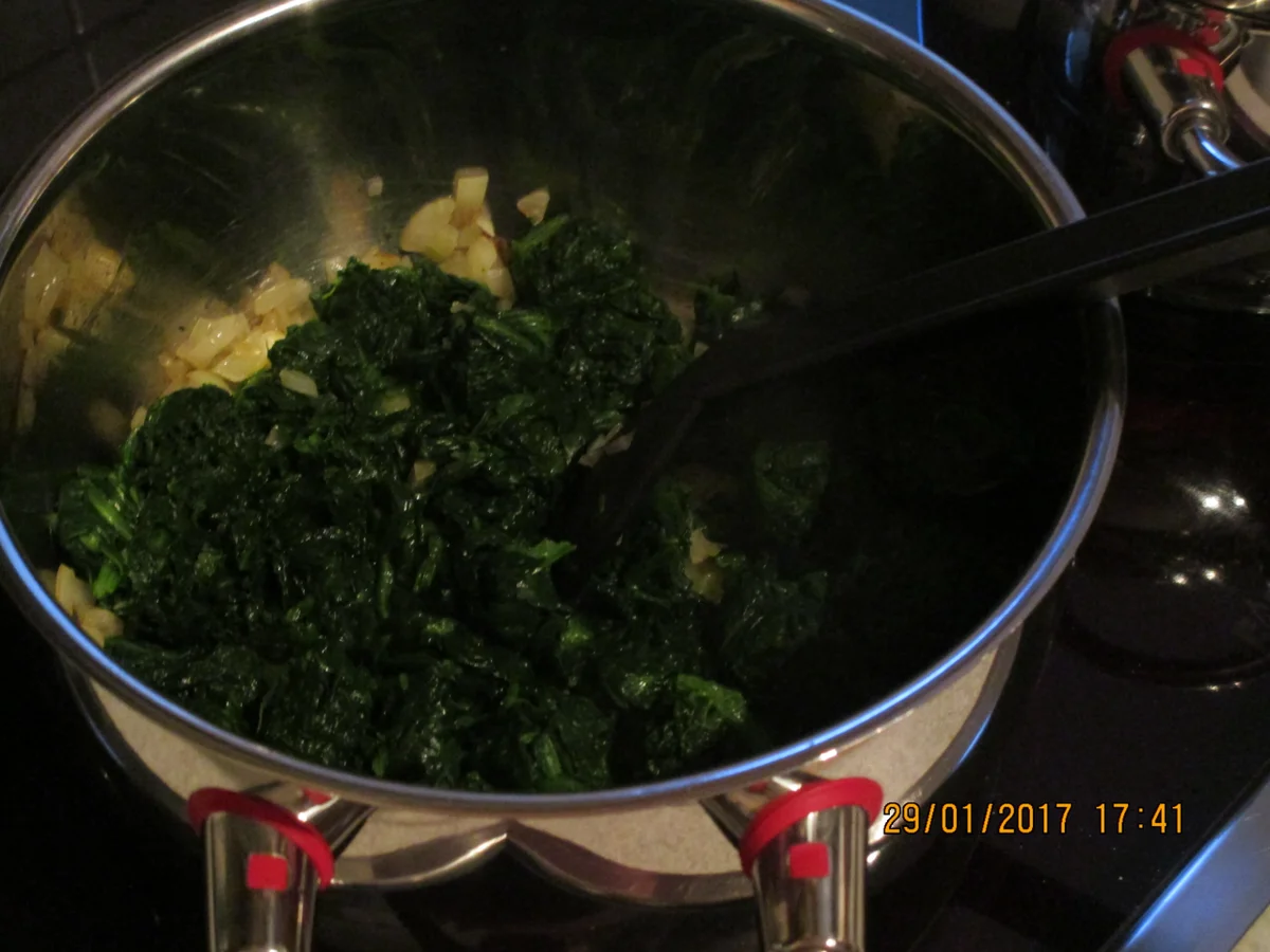 Rezept: Auflauf: Kabeljau mit Honig-Senfsauce und Spinat Bild Nr. 1722 Auflauf: Kabeljau mit Honig-Senfsauce und Spinat - Rezept - Bild Nr. 1722