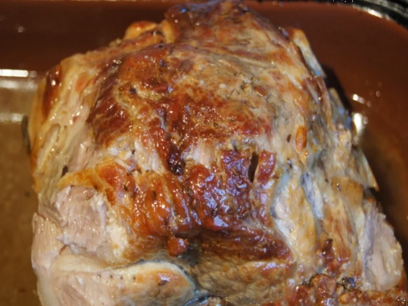 Rezept: Schweinebraten mit Kraut und Knödel nach Ivanka Bild Nr. 1732 Schweinebraten mit Kraut und Knödel nach Ivanka - Rezept - Bild Nr. 1732