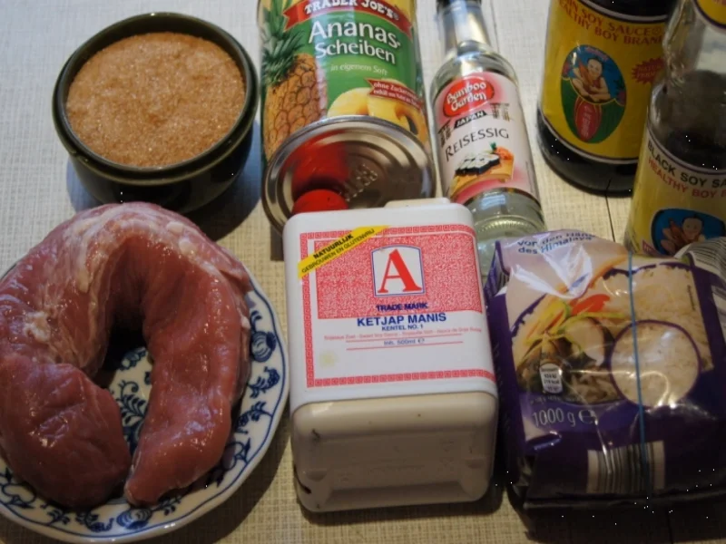 Rezept: Schweinefilet-Ananas-Wok mit Curry-Basmatireis Bild Nr. 1742 Schweinefilet-Ananas-Wok mit Curry-Basmatireis - Rezept - Bild Nr. 1742