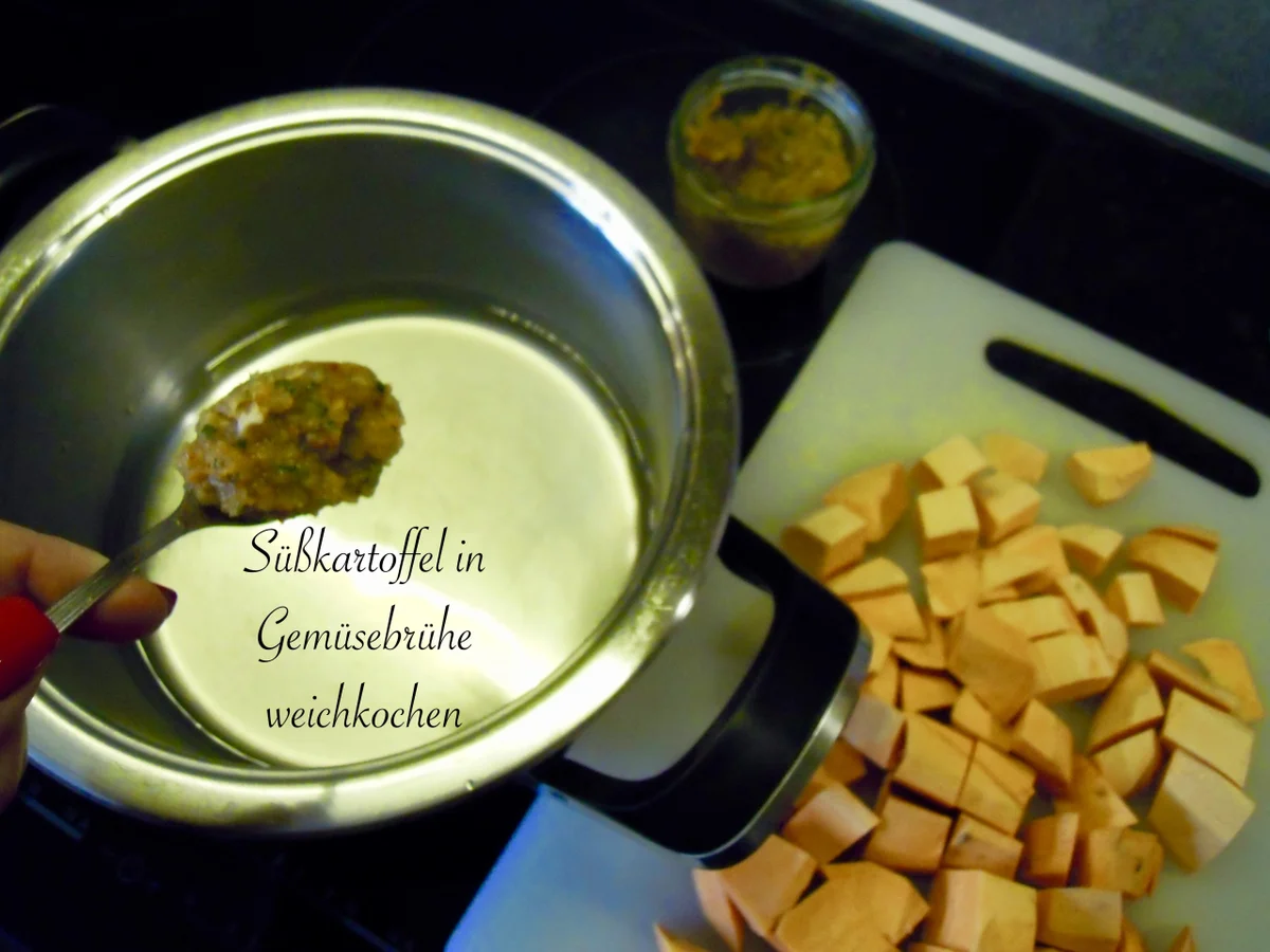 Rezept: Saiblings Törtchen mit Süßkartoffel Püree Bild Nr. 1739 Saiblings Törtchen mit Süßkartoffel Püree - Rezept - Bild Nr. 1739