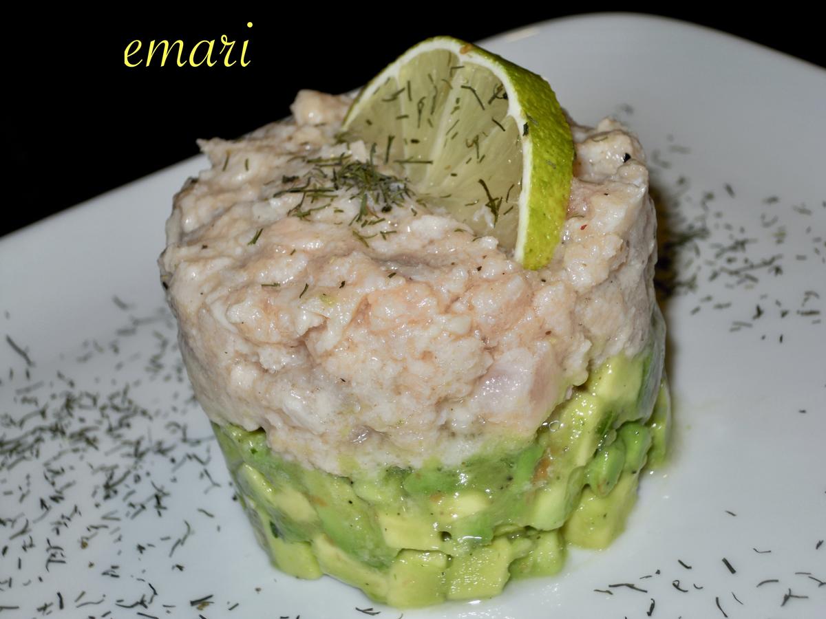 Saiblings Tatar auf Avocado Sockel - Rezept - Bild Nr. 1747