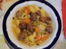 Wirsing-Möhren-Pellkartoffeln-Eintopf mit Mettbällchen - Rezept - Bild Nr. 1748