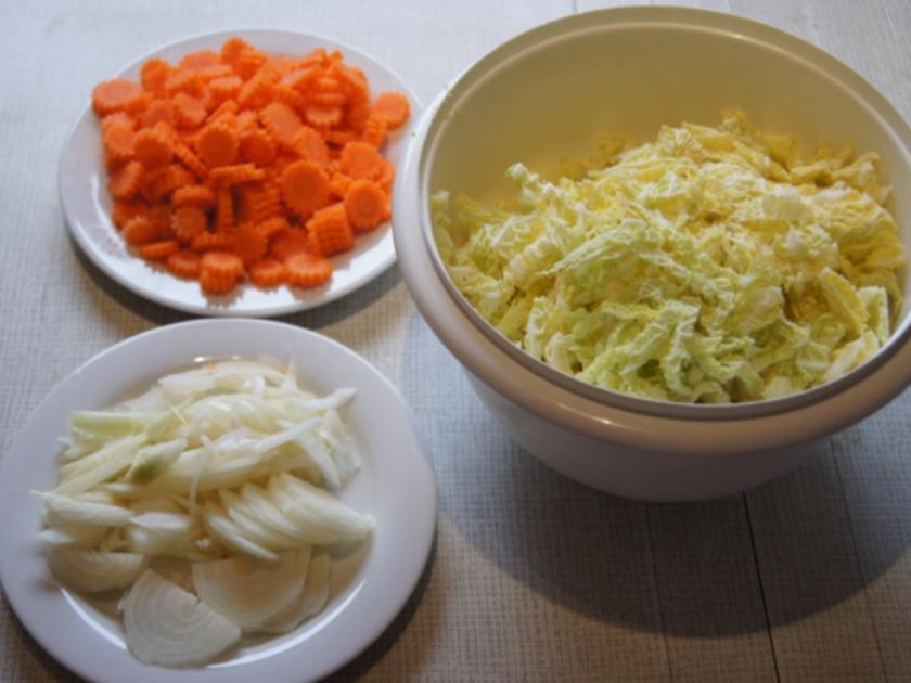 Wirsing Möhren Pellkartoffeln Eintopf mit Mettbällchen - einfach - von ...